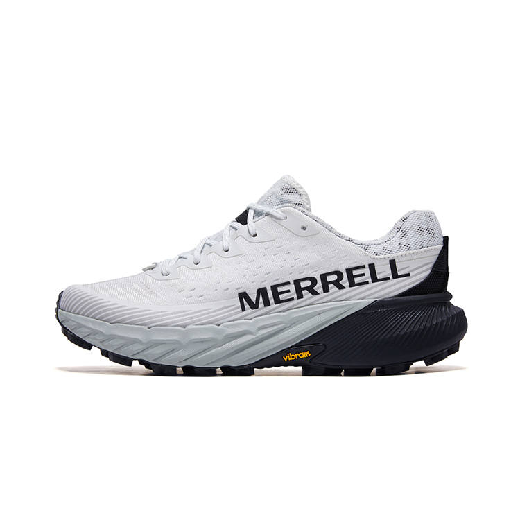 MERRELL Agility Peak 5 Cushioning Slip Resistant Abrasion Resistant Outdoor Shoes Men's White Black