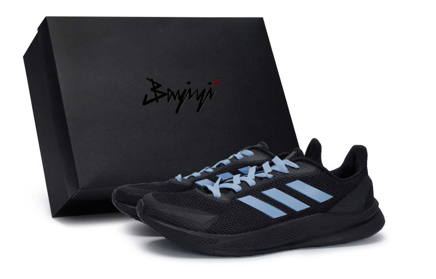 Adidas Adidas X9000l1 Slip Resistant And Breathable Low top Casual Running Shoes Men's Black Blue