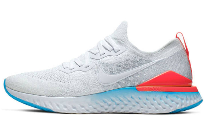 Nike Nike Epic React Flyknit 2 Blue Hero Bright Crimson