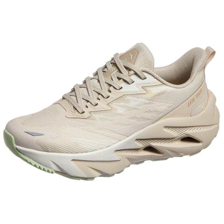 Anta Comfortable Cushioning Abrasion Resistant Cushioning, Wear Resistant Low top Running Shoes Women's White Brown