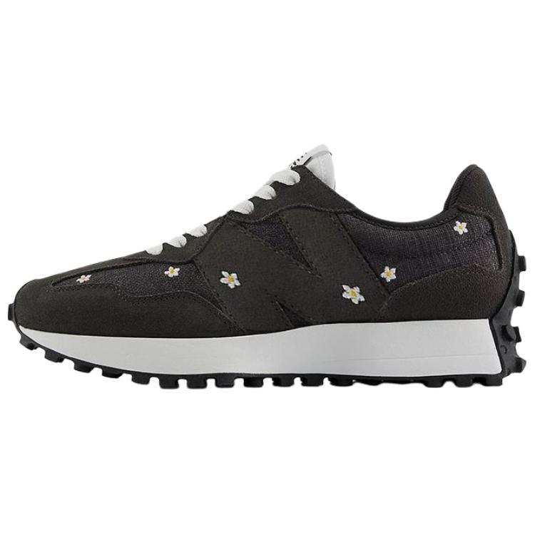 New Balance 327 Wmns New Balance 'Black Floral Embroidery' Women's