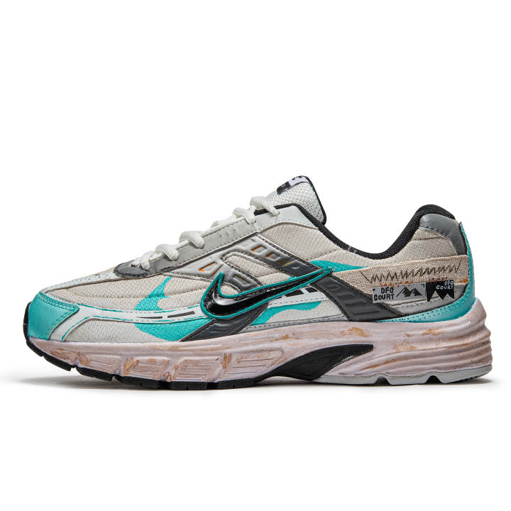 Nike Nike Initiator Slip Resistant Abrasion Resistant Low top Running Shoes Men's Gray Blue