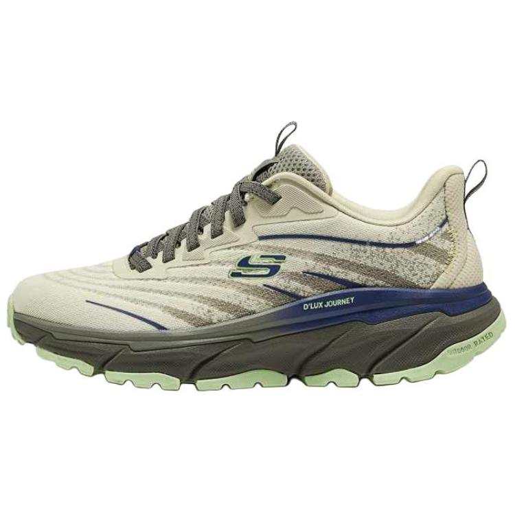 Skechers D'LUX JOURNEY Abrasion Resistant Abrasion Resistant Low top Outdoor Shoes Men's Beige Blue