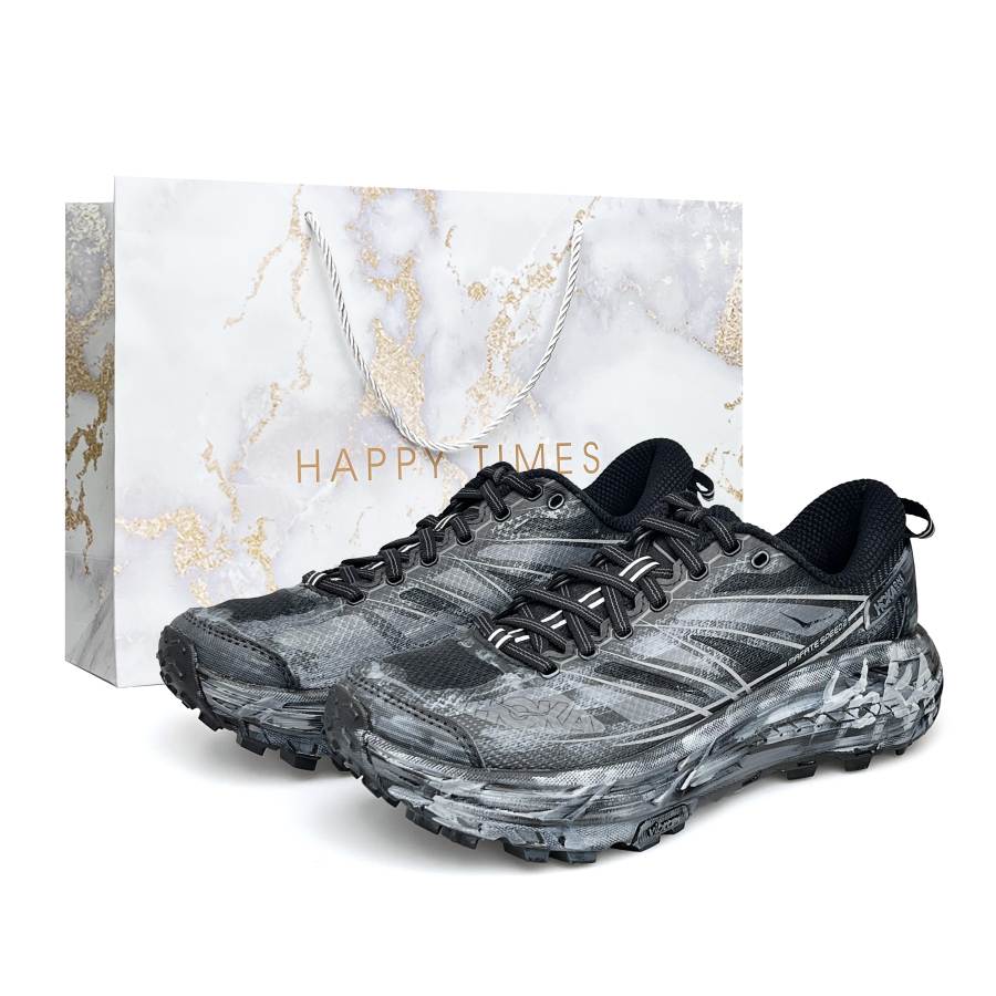 HOKA ONE ONE Mafate Speed 2 Abrasion Resistant Low top Running Shoes Unisex Black