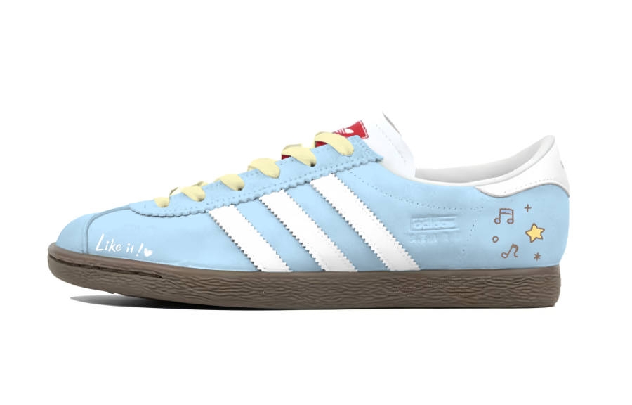 Adidas Originals Stadt Maris Sal Ice Blue Low top German Army Trainers Unisex Blue