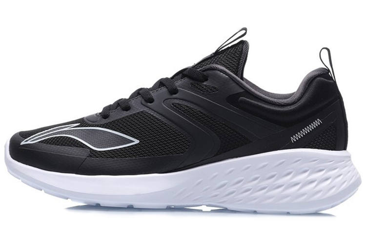 Li-Ning Li Ning Comfortable Textile, Synthetic Leather Slip Resistant, Abrasion Resistant, Breathable Low top Running Shoes