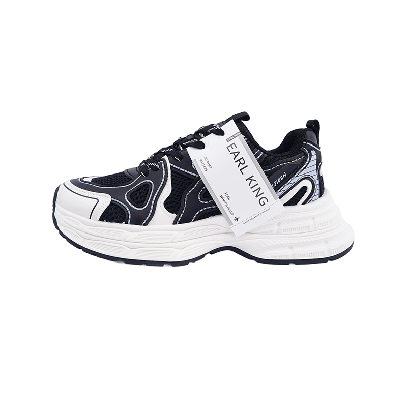 EARL KING Cushioning Height Increasing Low top Chunky Sneakers Men's