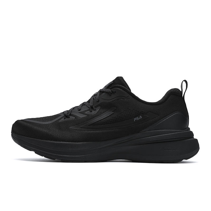 FILA NUVOLE 1+ PU, Mesh Breathable And Lightweight Low top Running Shoes Men's Galloping Horse Black