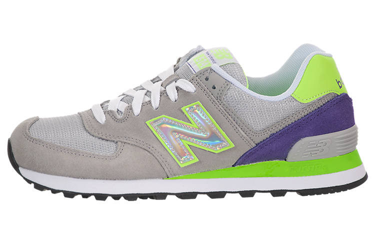 New Balance New Balance NB 574 Running Shoes Women's Low Top Gray/Green/White/Purple