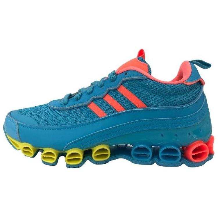 Adidas Adidas Microbounce T1 Cushioning Slip Resistant Low top Running Shoes Women's Blue Red