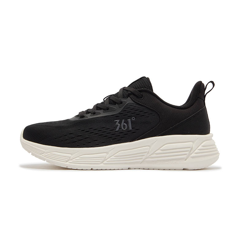 361° Slip Resistant, Abrasion Resistant, Breathable Low top Running Shoes Men's Black White