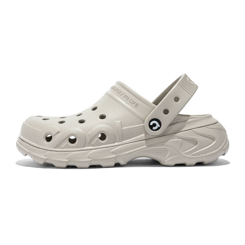 QINGKU Trendy Collection Clogs Women's Elegant Beige