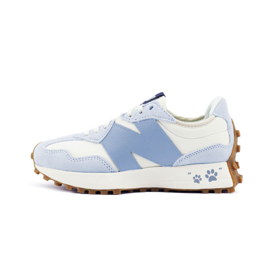 New Balance New Balance NB 327 Abrasion Resistant Low top Casual Running Shoes Women's White Blue