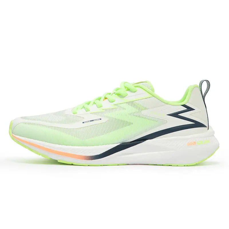 361° Abrasion Resistant Breathable Cushioning Low top ETPU Foam Casual Running Shoes Men's White Green