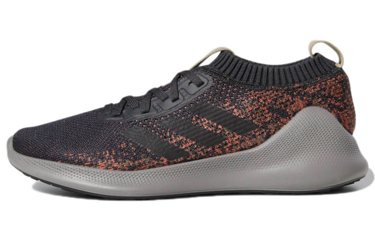 Adidas Adidas Purebounce+ Fabric Slip Resistant And Breathable Low top Running Shoes Men's Carbon Black