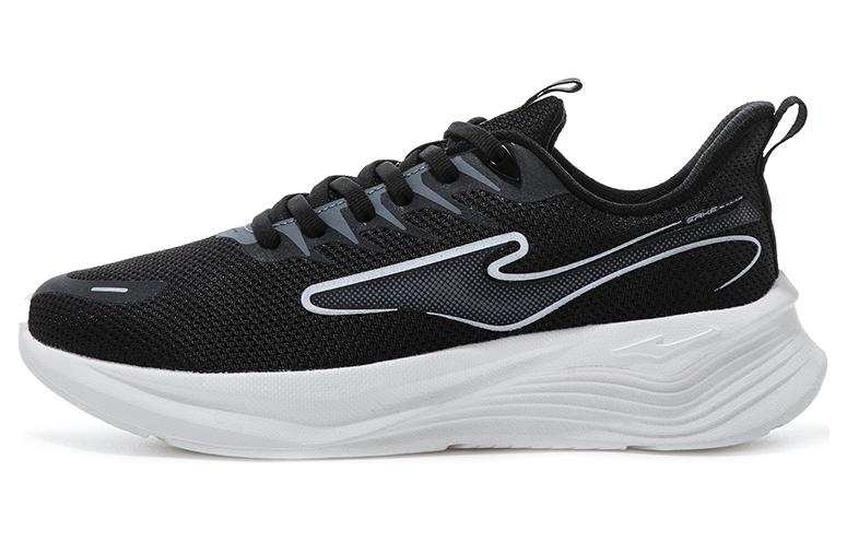 Erke Comfortable Cushioning Abrasion Resistant Cushioning, Wear Resistant Low top Running Shoes Women's Black Gray