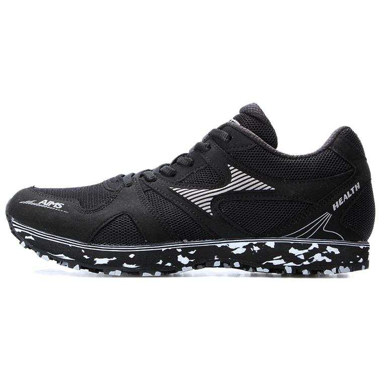 HEALTH Cushioning Slip Resistant Low top Running Shoes Unisex Black White
