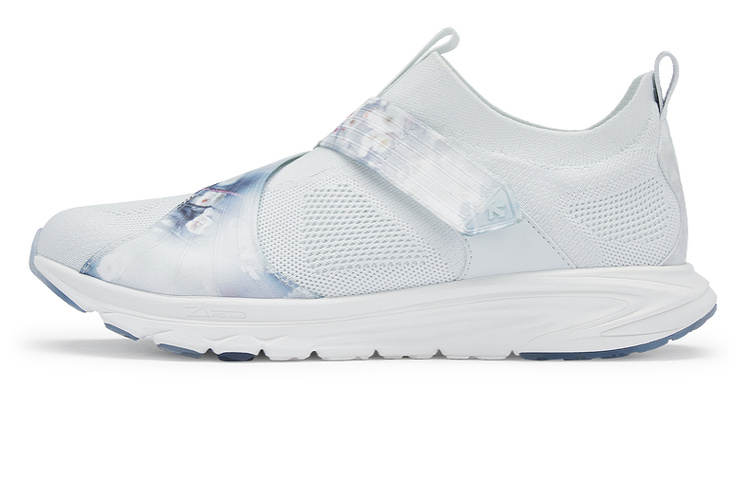 DESCENTE RUNNING Comfortable And Trendy Slip Resistant Abrasion Resistant Low top Running Shoes Women's Light Blue