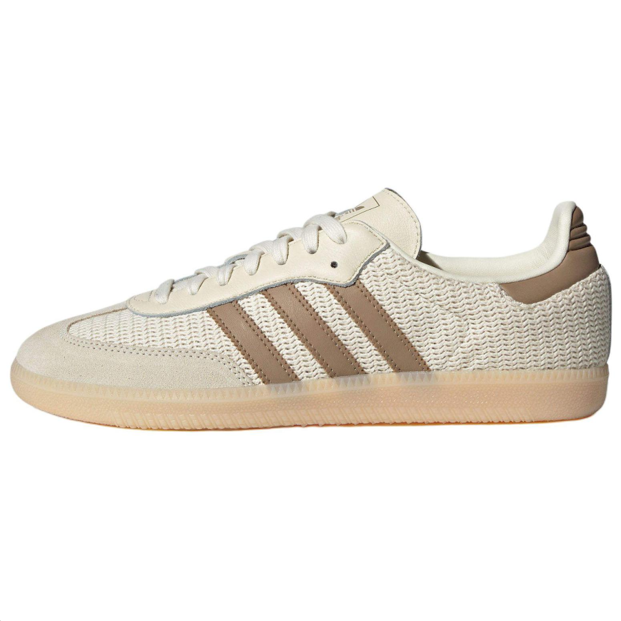 Adidas Originals SAMBA OG Abrasion Resistant Low top Skateboard Shoes Unisex Beige