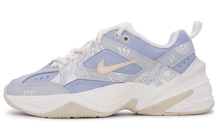 Nike Nike M2K Tekno Phantom Leather Cushioning Low top Chunky Sneakers Women's Blue White