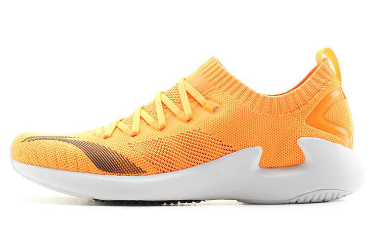 Li-Ning Li Ning Non slip Lightweight Low top Running Shoes Men's Orange