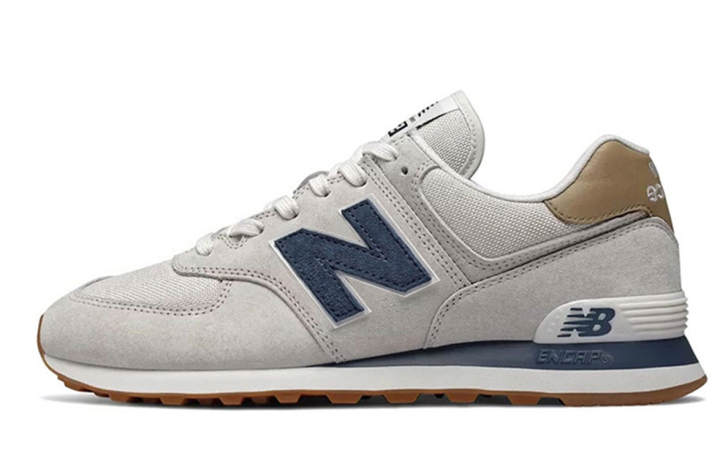 New Balance New Balance NB 574 Fabric Cushioning Abrasion Resistant Support Breathable Low top Casual City Commuting Running Shoes