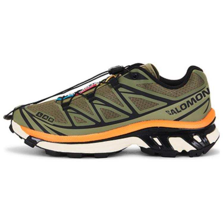 SALOMON XT 6 Fabric Low top Running Shoes Unisex Moss Green