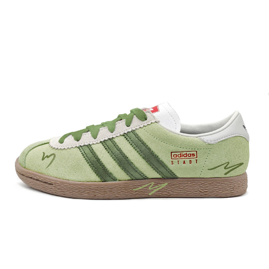 Adidas Originals Stadt The Wizard Of Oz Low top German Army Trainers Unisex Green