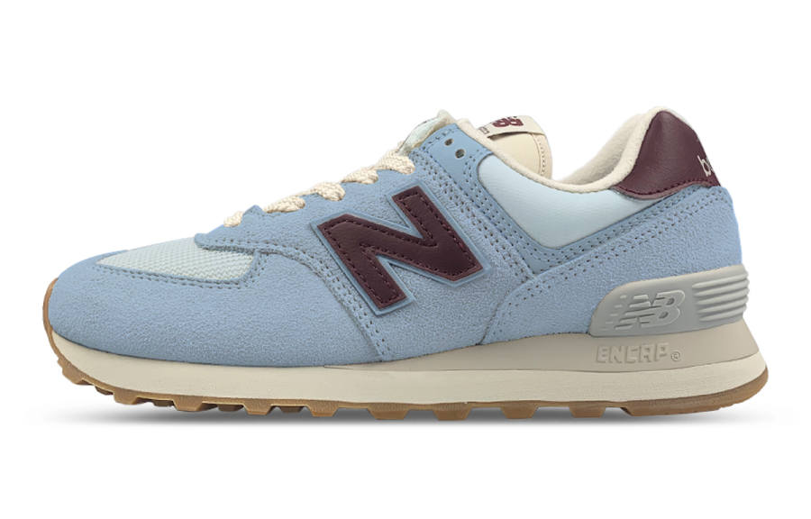 New Balance New Balance NB 574 Wear resistant And Lightweight Low top Running Shoes Women's Blue Wide Fit