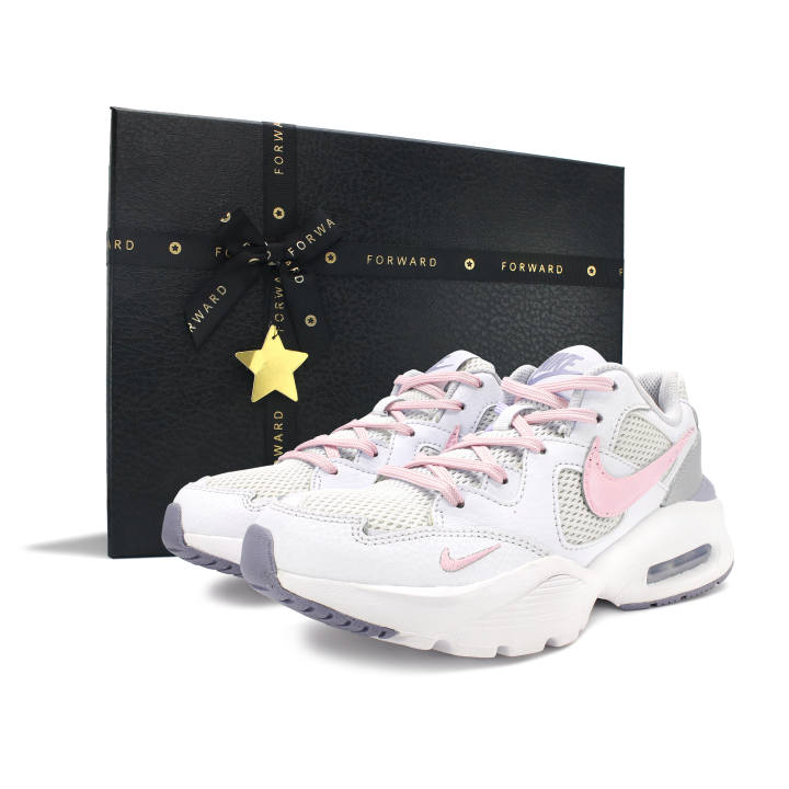 Nike Nike Air Max Fusion Slip Resistant Low top Running Shoes Women's Pink Silver White