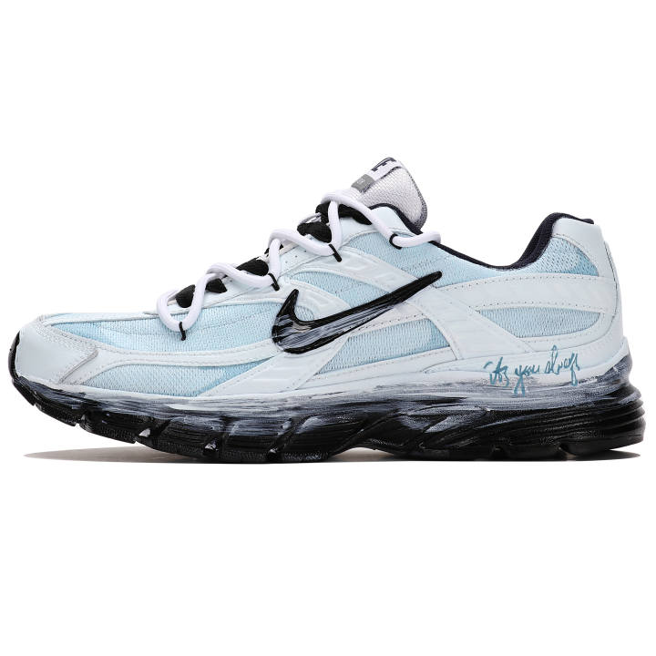 Nike Nike Initiator Cushioning Abrasion Resistant Cushioning, Wear Resistant Low top Running Shoes Men's Blue Black