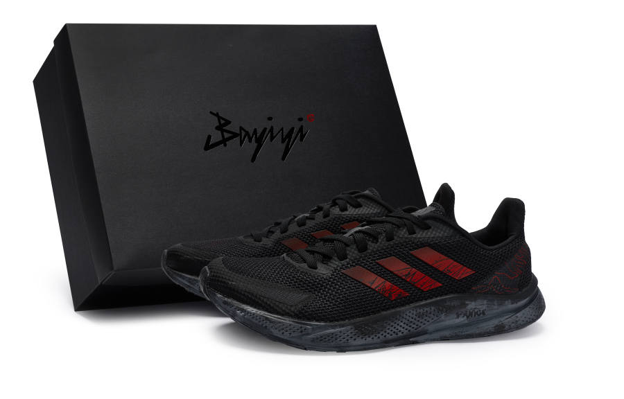 Adidas Adidas X9000l1 Slip Resistant And Breathable Slip Resistant And Breathable Low top Running Shoes Men's Black Red
