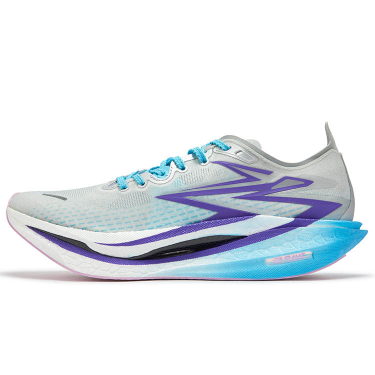 361° Flame 4 Low top Carbon Plate Casual Marathon Racing Running Shoes Unisex Blue Button