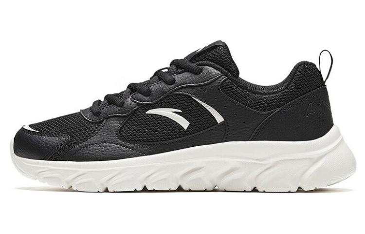 Anta Abrasion Resistant Breathable Abrasion Resistant Breathable Low top Running Shoes Women's Black