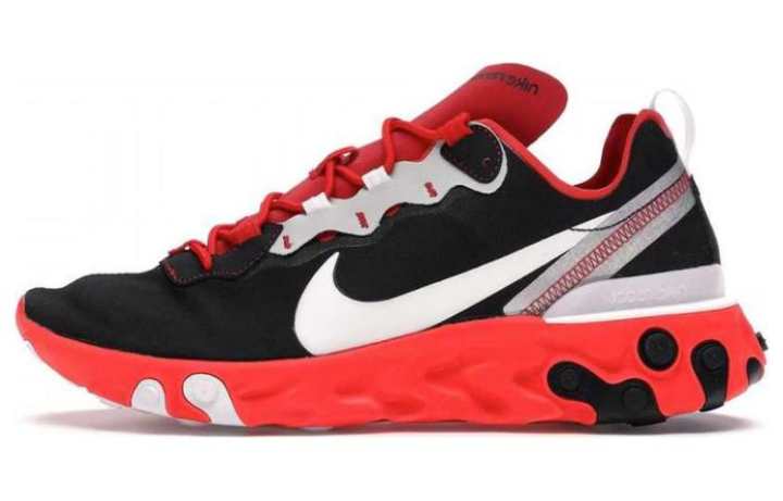 Nike Nike React Element 55 Black White Red Orbit