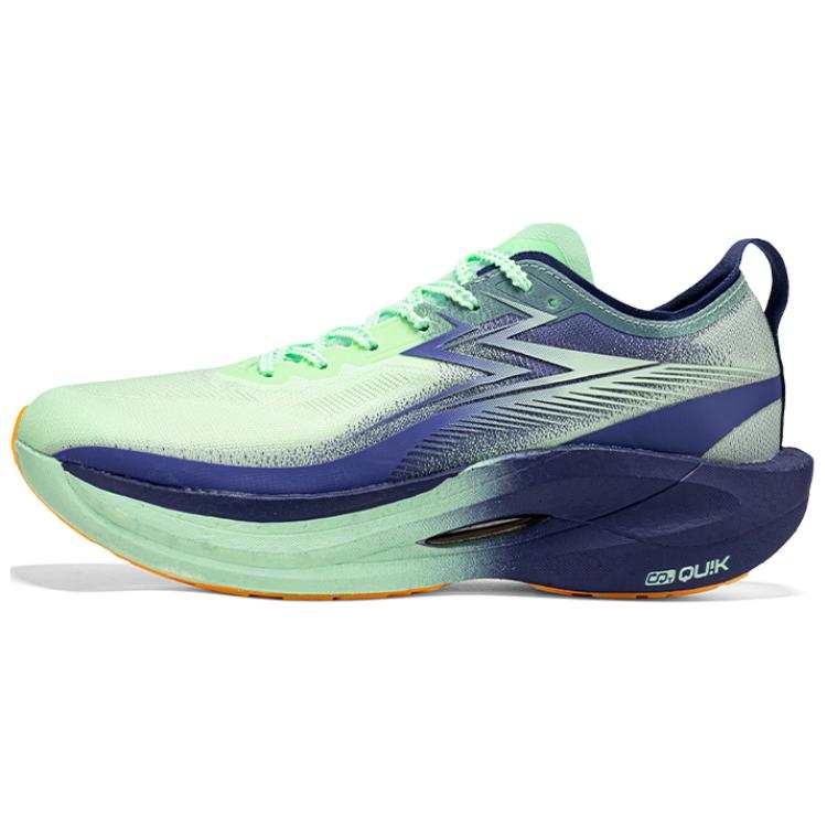 361° Cushioning Breathable Low top Running Shoes Men's Green Blue