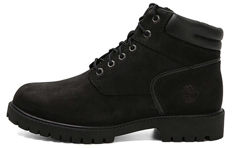 Timberland Heritage Casual Walking Wide Fit Boots 'Black Nubuck '