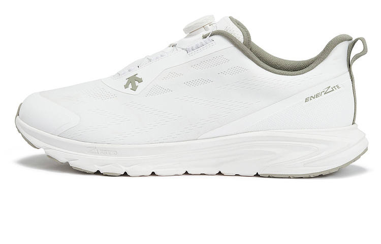 DESCENTE Enerzite Fabric Breathable Low top Casual Training City Commuting Running Shoes Men's White