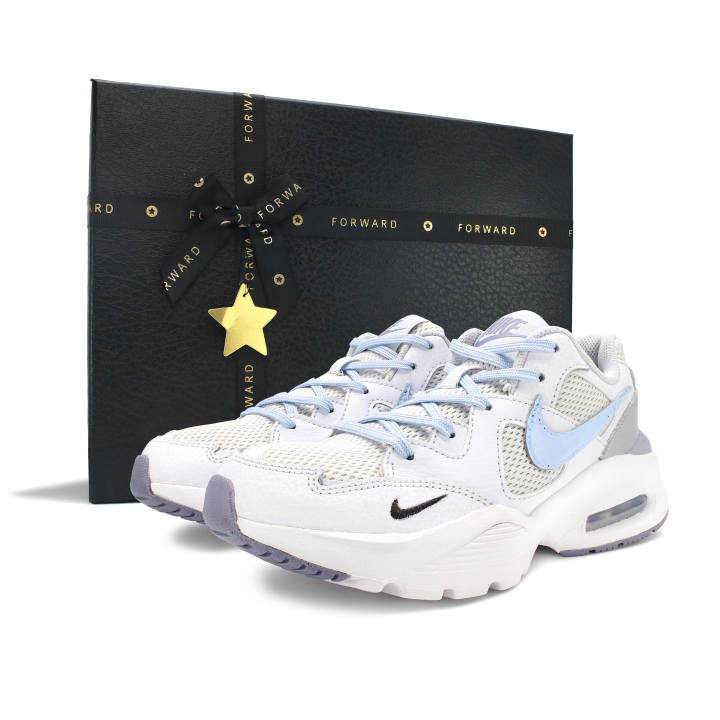 Nike Nike Air Max Fusion Fabric Slip Resistant Low top Running Shoes Women's Blue White