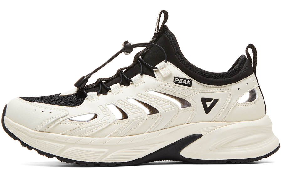 PEAK PEAK Low top Running Shoes Men's Ecru Black