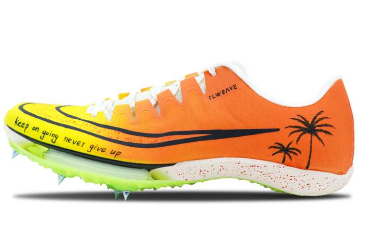 Nike Nike Maxfly Cushioning Coverage Low top Running Shoes Unisex Yellow
