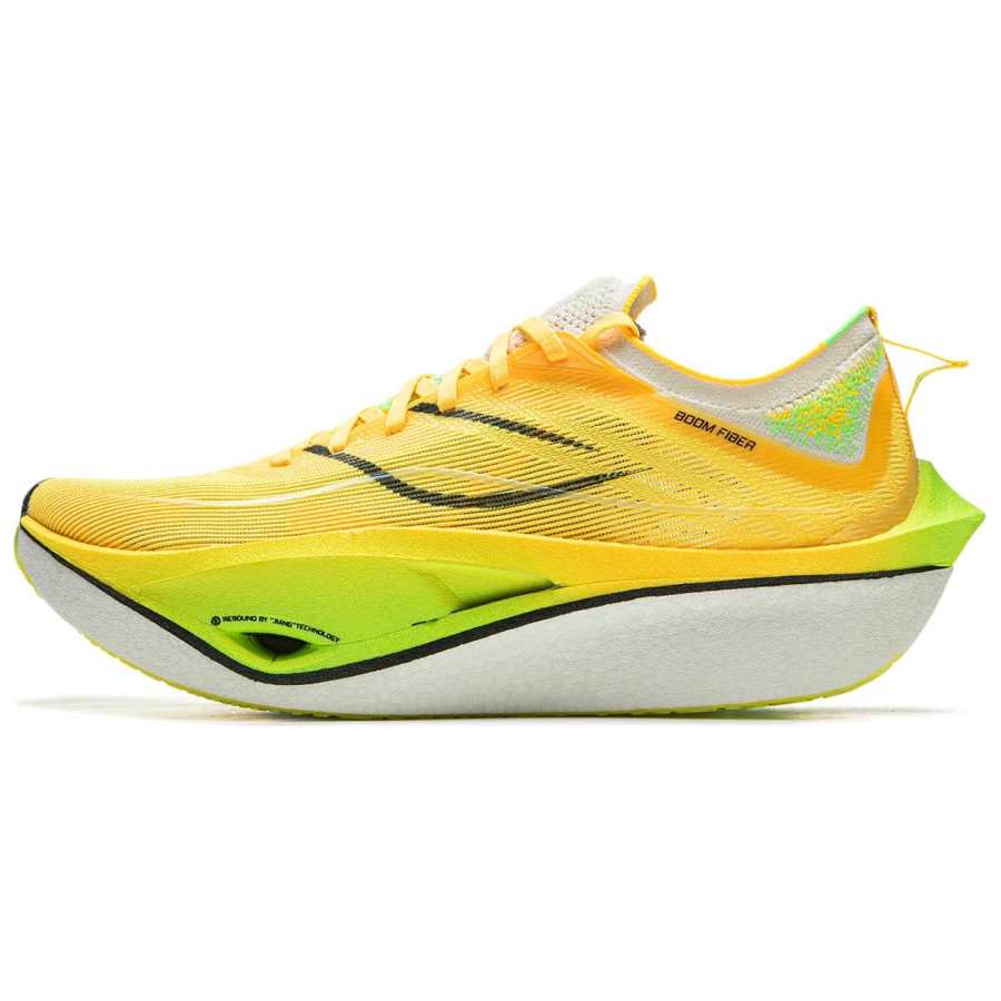 Li-Ning Li Ning Feidian 4 Ultra Running Shoes Unisex Low Top Yellow Green