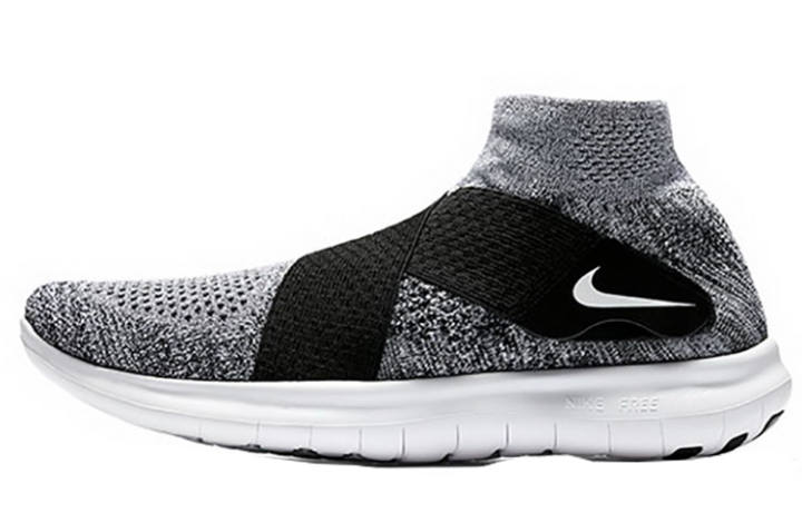 Nike Nike Free Rn Motion Flyknit 2017 'Black White' Women's
