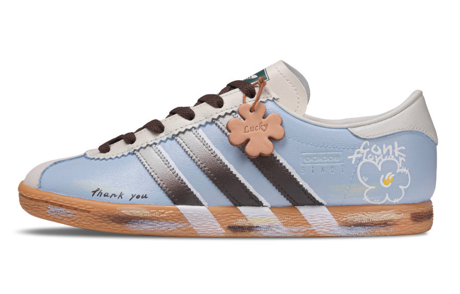 Adidas Originals Stadt Sweetheart Milk Foam Low top German Army Trainers Unisex Blue Beige