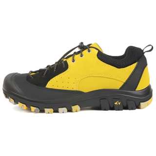 SLEADER Earthy Collection Leather, Mesh Cushioning Rebound Impact Resistant Abrasion Resistant Slip Resistant Low top