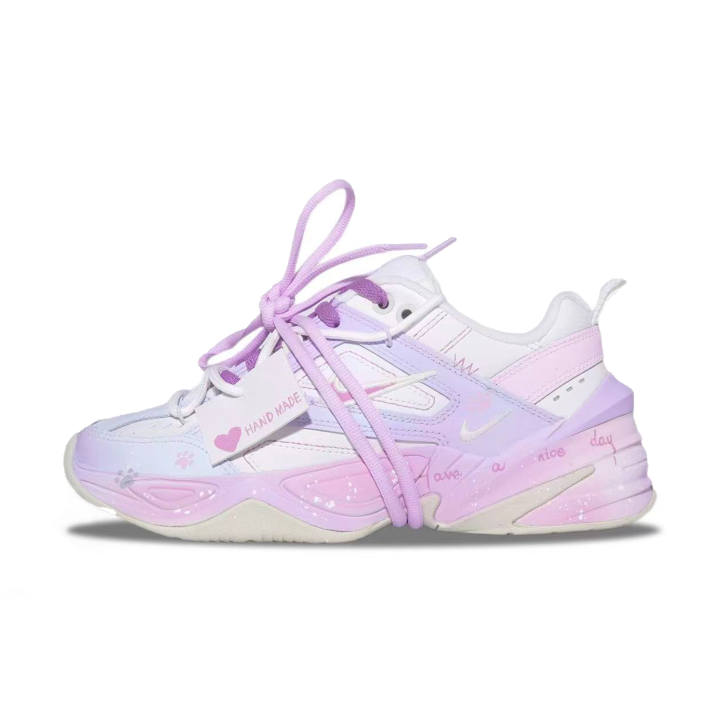 Nike Nike M2K Tekno Leather Cushioning Abrasion Resistant Cushioning, Wear Resistant Low top Chunky Sneakers Women's