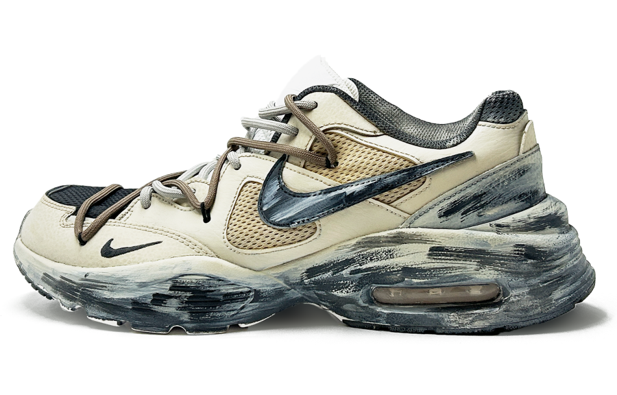 Nike Nike Air Max Fusion Mesh, Synthetic Leather, Leather Cushioning Abrasion Resistant Cushioning, Wear Resistant Low top