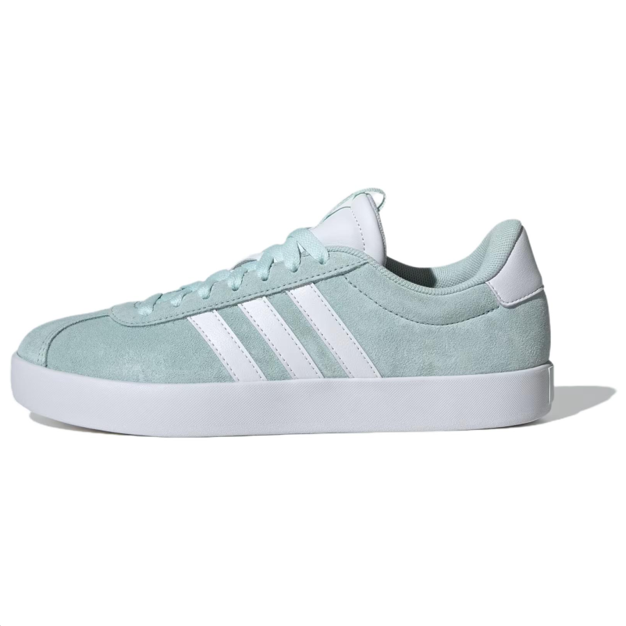 Adidas Adidas VL COURT 3.0 Slip Resistant Abrasion Resistant Low top Skateboard Shoes Women's Green White