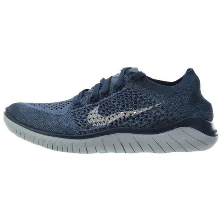 Nike Nike Free RN Breathable Cushioning, Wear Resistant Low top Running Shoes Women's Blue