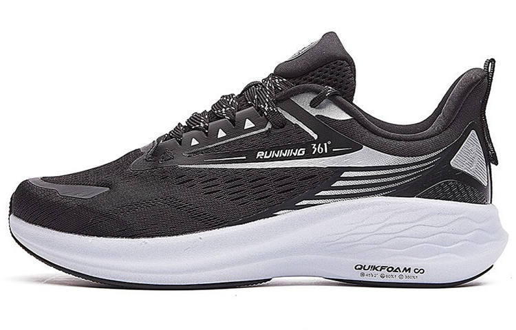 361° Flying Wing Running Shoes Women's Low Top Black/White